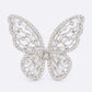 CZ Butterfly Adjustable Fashion Ring