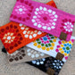 CC Multi-Color Flower Crochet Printed Head Wrap