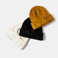 Confetti Rib-Knit Cuff Beanie