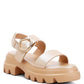 Silas Metallic Chunky Sandals