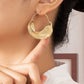 2 EARRINGS SET WITH GOLD NUGGET HOOP/HEART STUD