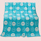 Blanket ALL SMILES Pattern Reversible Blanket