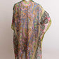 Paisley Print Open Front Kimono w/ Cinched Arms - Rebel K Collective