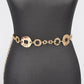 Plus Size Organic Textured Mix Link Chain Belt