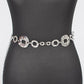 Plus Size Organic Textured Mix Link Chain Belt