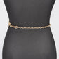 Plus Size Organic Textured Mix Link Chain Belt