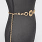 Plus Size Organic Textured Mix Link Chain Belt