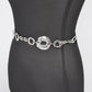 Plus Size Organic Textured Mix Link Chain Belt