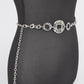 Plus Size Organic Textured Mix Link Chain Belt