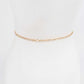 CG Logo Rhinestone Dainty Chain Belt