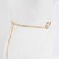 CG Logo Rhinestone Dainty Chain Belt