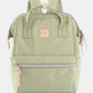 Himawari Water Resistant Canvas Backpack Bag with Side Pockets