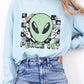 Peace Out Alien Retro Graphic Tee - Rebel K Collective