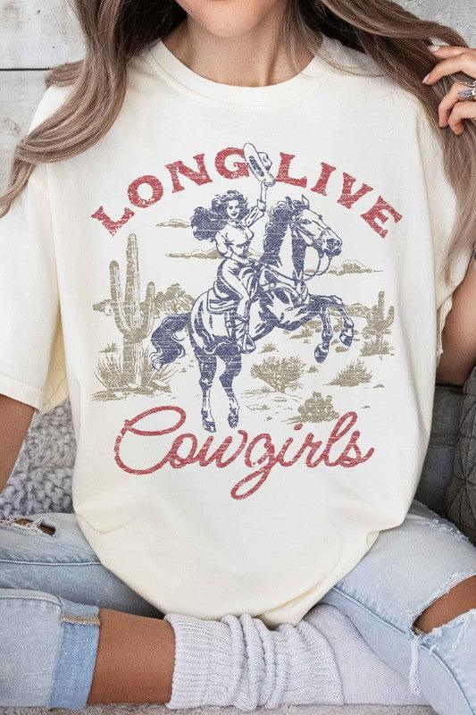 LONG LIVE COWGIRLS GRAPHIC TEE - Rebel K Collective