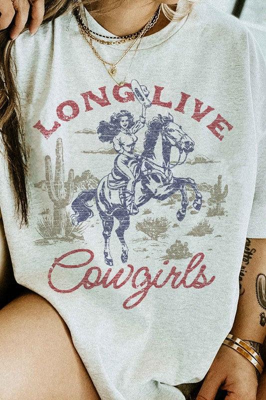 LONG LIVE COWGIRLS GRAPHIC TEE - Rebel K Collective