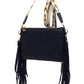 Aztec Guitar Strap Fringe Clutch Crossbody Bag