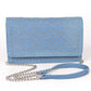 Studded Denim Crossbody Bag