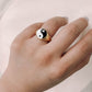 Yin and Yang Adjustable Ring