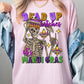 Bead Up Bitches It's Mardi Gras Heavyweight Tee