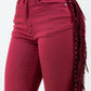 Texas Sun Fringe Bell Bottom jean in Wine