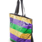 Mardi Gras Sequins Tote