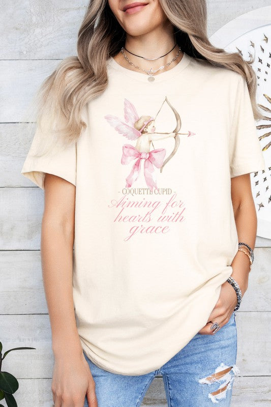 Coquette Cupid Valentine's Graphic Tee