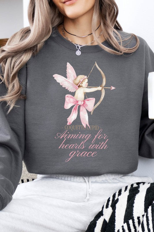 Valentine's Fleece Graphic Sweatshirt