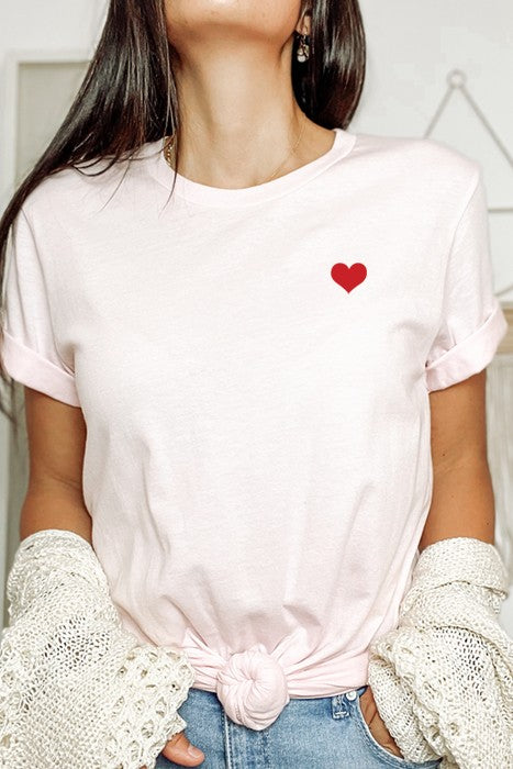 Small Heart Pocket Tee