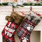 2-Pack Plush Christmas Stockings