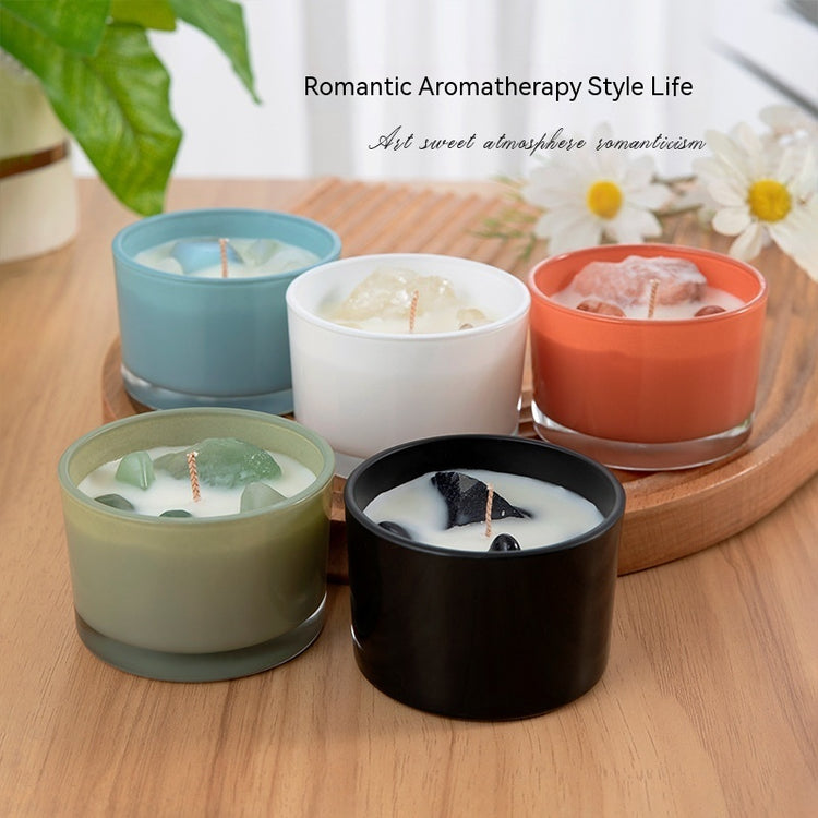 Crystal Aromatherapy Candle Bedroom Decoration Handmade Soy Wax