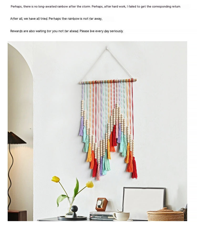 Colorful Tassel Tapestry Hand-woven Decorative Wall Hangings