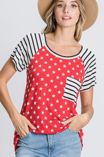 Plus Size Patriotic T-Shirt