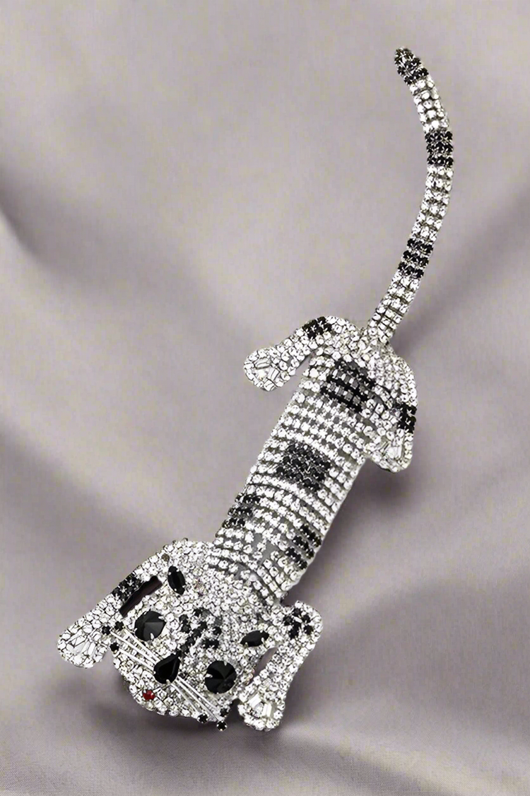 Iconic Crystal Panther Fashion Brooch