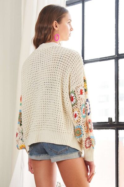 Women's crochet sweater