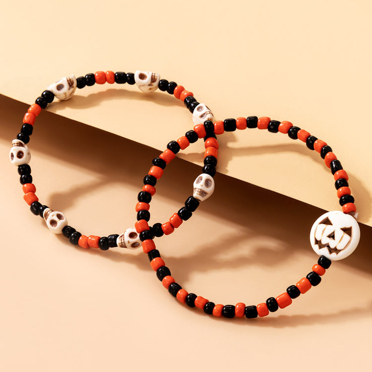 new bracelet Halloween skull color