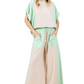 Color Block Wide Leg Pants – Trendy, Comfortable & Fashionable