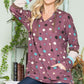 Polka dot hoodie women