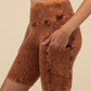 Mineral Wash Wide Waistband Pocket Leggings - Rebel K Collective