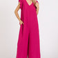 V-neck jumpsuit