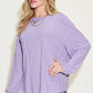 plus size ribbed t-shirt