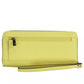 Guess Jeans Chic Yellow Polyethylene Compact Wallet