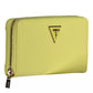 Guess Jeans Chic Yellow Polyethylene Compact Wallet