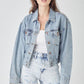 Cropped denim jacket