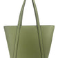 Michael Kors Large Pratt Shoulder Zip Tote Bag Light Sage