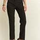 Zipper detail skinny trousers