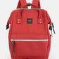 Himawari Water Resistant Canvas Backpack Bag with Side Pockets