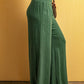 Cotton wide leg pants