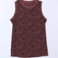 Printed Round Neck Tank