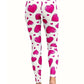 Heart Print Skinny Pants