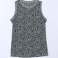 Printed Round Neck Tank